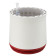 AIRY Pot M (weiss-rot) inkl. zwei Beutel AIRY Base Substrat, Wassertank & Wasserstandsanzeiger