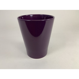 Orchideen-Übertopf "dunkel-lila" (für 12 cm Topf)