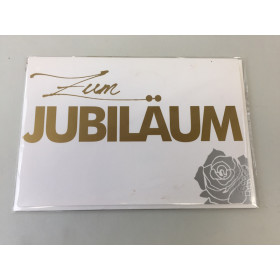 Themen-Grußkarte "Jubiläum" (Klappkarte inkl. Umschlag)