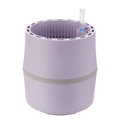 AIRY Pot S (flieder-grau) inkl. einem Beutel AIRY Base Substrat, Wassertank & Wasserstandsanzeiger